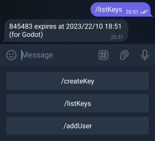 Telegram UI